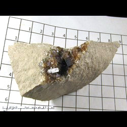 Mineral Specimen: Calcite, Iridescent from Wallace Stone Quarry, Baypory, Huron Co, Michigan Mineral Specimen: Calcite, Iridescent from Wallace Stone Quarry, Baypory, Huron Co, Michigan