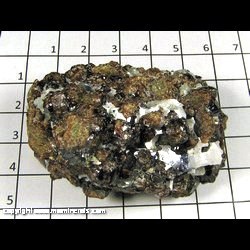 Mineral Specimen: Grossular Garnet, Calcite from Vesper Peak, Sultan Basin, Sultan District, Snohomish Co, Washington Mineral Specimen: Grossular Garnet, Calcite from Vesper Peak, Sultan Basin, Sultan District, Snohomish Co, Washington