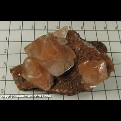 Mineral Specimen: Calcite with Included Hematite from Chihuahua, Mexico Mineral Specimen: Calcite with Included Hematite from Chihuahua, Mexico