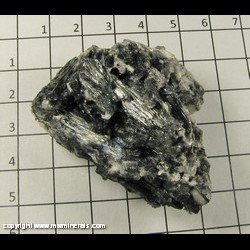 Mineral Specimen: Stibnite from Zacatecas, Mexico Mineral Specimen: Stibnite from Zacatecas, Mexico
