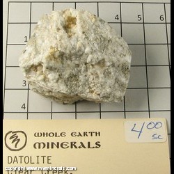 Minerals Specimen: Datolite from Clear Creek, San Benito Co, California, USA Minerals Specimen: Datolite from Clear Creek, San Benito Co, California, USA