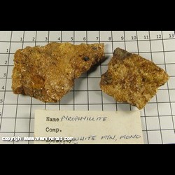 Minerals Specimen: Pyrophyllite, Rutile from Champion Mine, White Mts, Inyo Co, California Minerals Specimen: Pyrophyllite, Rutile from Champion Mine, White Mts, Inyo Co, California