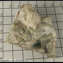 Mineral Specimen: Kyanite, Quartz from North Carolina Mineral Specimen: Kyanite, Quartz from North Carolina