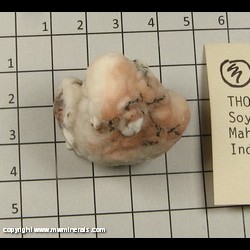 Mineral Specimen: Thomsonite from Soygaon, Maharastra, India