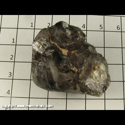Mineral Specimen: Quartz, Smoky (water worn) from Jos Plateau, Nigeria