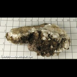 Mineral Specimen: Calcite, Iridescent from Irving Materials Quarry, Anderson, Madison Co, Indiana Mineral Specimen: Calcite, Iridescent from Irving Materials Quarry, Anderson, Madison Co, Indiana