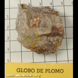 Minerals Specimen: Hemihedrite from Boulder City, Clark Co, Nevada Minerals Specimen: Hemihedrite from Boulder City, Clark Co, Nevada