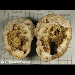 Mineral Specimen: Quartz Geode from Southern Indiana Mineral Specimen: Quartz Geode from Southern Indiana