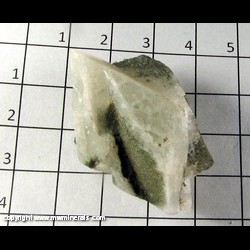 Mineral Specimen: Adularia, Chlorite from Graubunden, Switzerland Mineral Specimen: Adularia, Chlorite from Graubunden, Switzerland