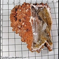 Mineral Specimen: Calcite, 2 Generations from Chihuahua, Mexico Mineral Specimen: Calcite, 2 Generations from Chihuahua, Mexico
