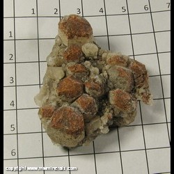 Mineral Specimen: Calcite from Van Pool Mine, Picher Field, Tri-State District, Ottawa Co, Oklahoma Mineral Specimen: Calcite from Van Pool Mine, Picher Field, Tri-State District, Ottawa Co, Oklahoma