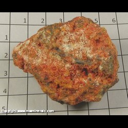 Mineral Specimen: Realgar and Orpiment from Shinghuangkuan Mine, near Shimen, Hunan, China