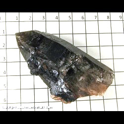 Mineral Specimen: Goethite on Smoky Quartz from Lake George area, Park Co,  Colorado