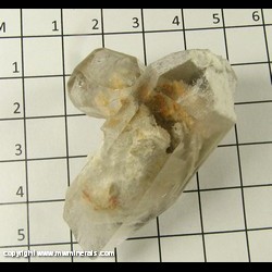 Mineral Specimen: Quartz with Sand Inclusions from Presidente Kubitschek, near Diamantina, Minas Gerais, Brazil Mineral Specimen: Quartz with Sand Inclusions from Presidente Kubitschek, near Diamantina, Minas Gerais, Brazil