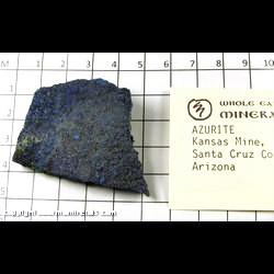 Mineral Specimen: Azurite from Kansas Mine, Santa Cruz Co,  Arizona