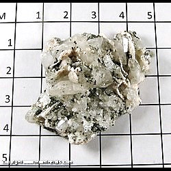 Mineral Specimen: Datolite Crystals on Albite Cast from New Jersey