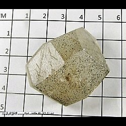 Mineral Specimen: Calcite with Included Marcasite from Logansport, Cass Co, Indiana Mineral Specimen: Calcite with Included Marcasite from Logansport, Cass Co, Indiana