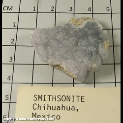 Mineral Specimen: Smithsonite from Chihuahua, Mexico Mineral Specimen: Smithsonite from Chihuahua, Mexico