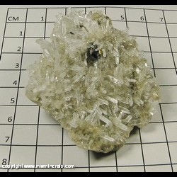 Mineral Specimen: Quartz with Sphalerite and Pyrite from Madan, South Rhodope Mts, Bulgaria Mineral Specimen: Quartz with Sphalerite and Pyrite from Madan, South Rhodope Mts, Bulgaria