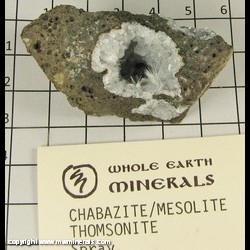 Mineral Specimen: Mesolite, Chabazite, Thomsonite from Spray, Wheeler Co,  Oregon