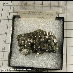 Mineral Specimen: Pyrite from Gilpin Co, Colorado Mineral Specimen: Pyrite from Gilpin Co, Colorado