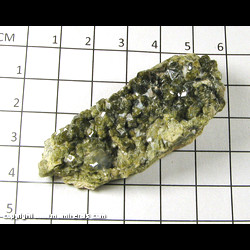 Mineral Specimen: Epidote from Goboboseb Mountains, Brandberg Area, Erongo Region, Namibia