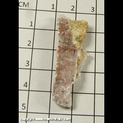 Mineral Specimen: Copper Included in Selenite from Old Mission Mine, Pima Co, Arizona Mineral Specimen: Copper Included in Selenite from Old Mission Mine, Pima Co, Arizona