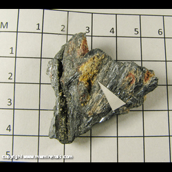 Mineral Specimen: Peretaite, Sulfur, Klebesbergite, Stibnite from Pereta Mine, Grosseto, Tuscany, Italy