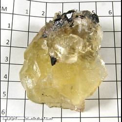 Mineral Specimen: Calcite, Sphalerite from Cave-In-Rock, Hardin Co, Illinois Mineral Specimen: Calcite, Sphalerite from Cave-In-Rock, Hardin Co, Illinois