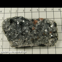 Mineral Specimen: Hematite, Quartz from Florence Mine, Ergemont, Cumberland, Cumbria, England