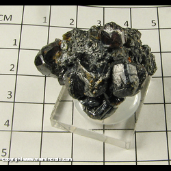 Mineral Specimen: Sphalerite (some bruising) from Commodore Mine, Creede, Mineral Co,  Colorado