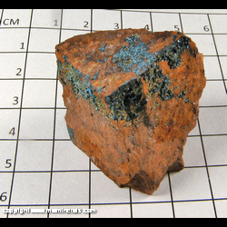 Mineral Specimen: Clinoclase, Olivenite from Mylar Mine (Majuba Hill Mine), Pershing Co, Nevada Mineral Specimen: Clinoclase, Olivenite from Mylar Mine (Majuba Hill Mine), Pershing Co, Nevada
