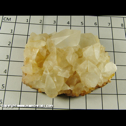 Minerals Specimen: Calcite (some twinned crystals) from Ocotillo, Imperial Co, California Minerals Specimen: Calcite (some twinned crystals) from Ocotillo, Imperial Co, California