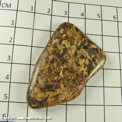 Mineral Specimen: Bronzite, a variety of Enstatite, Polished from Iankaroka, Ianabinda Commune, Betroka Dist, Anosy Region, Tulear Prov, Madagascar Mineral Specimen: Bronzite, a variety of Enstatite, Polished from Iankaroka, Ianabinda Commune, Betroka Dist, Anosy Region, Tulear Prov, Madagascar