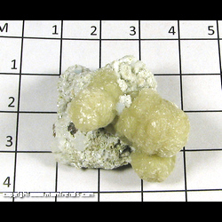 Mineral Specimen: Gyrolite, Quartz, Calcite from Pune District, Maharashtra, India