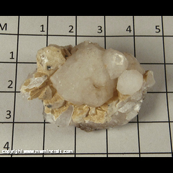 Mineral Specimen: Analcime from Poudrette Quarry, Mont Saint-Hilaire, Rouville RCM, Monteregie, Quebec, Canada Mineral Specimen: Analcime from Poudrette Quarry, Mont Saint-Hilaire, Rouville RCM, Monteregie, Quebec, Canada