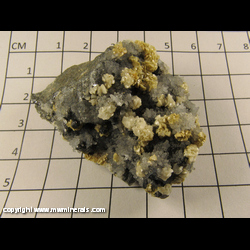 Mineral Specimen: Siderite, Quartz, Galena from Chihuahua, Mexico