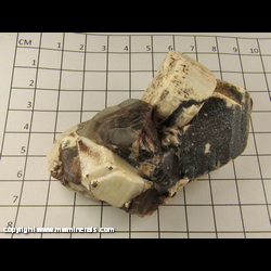 Mineral Specimen: Microcline, Smoky Quartz, Hematite from Florrisant area, Teller Co.,, Colorado