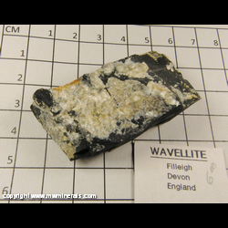 Minerals Specimen: Wavellite from Filleigh, North Devon, Devon, England Minerals Specimen: Wavellite from Filleigh, North Devon, Devon, England