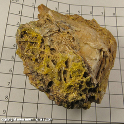 Mineral Specimen: Pyromorphite from Roughton Gill, Caldbeck Fells, Cumberland, Cumbria, England