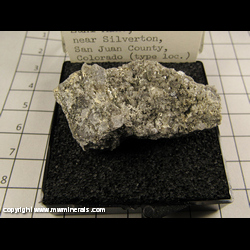 Mineral Specimen: Zunyite from Zuni Mine, Anvil Mountain, Red Mountain District, San Juan Co., Colorado Mineral Specimen: Zunyite from Zuni Mine, Anvil Mountain, Red Mountain District, San Juan Co., Colorado
