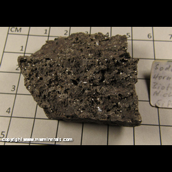 Mineral Specimen: Sodalite Crystals, Hornblende Crystals, Biotite Crystals from Nickenicher Sattel, Eich, Andernach, Eifel, Rhineland-Palatinate, Germany Mineral Specimen: Sodalite Crystals, Hornblende Crystals, Biotite Crystals from Nickenicher Sattel, Eich, Andernach, Eifel, Rhineland-Palatinate, Germany
