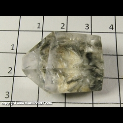 Mineral Specimen: Quartz with included Byssolite, Polished from Minas Gerais, Brazil Mineral Specimen: Quartz with included Byssolite, Polished from Minas Gerais, Brazil