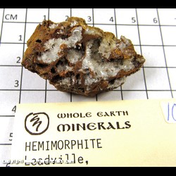Mineral Specimen: Hemimorphite from Leadville, Lake Co., Colorado