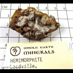 Mineral Specimen: Hemimorphite from Leadville, Lake Co., Colorado Mineral Specimen: Hemimorphite from Leadville, Lake Co., Colorado