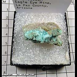 Mineral Specimen: Chyrsocolla from Eagle Eye Mine, La Paz Co, Arizona Mineral Specimen: Chyrsocolla from Eagle Eye Mine, La Paz Co, Arizona