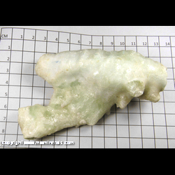Mineral Specimen: Calcite with Included Malachite from Southwestern Mine, Bisbee, Warren District, Cochise Co., Arizona Mineral Specimen: Calcite with Included Malachite from Southwestern Mine, Bisbee, Warren District, Cochise Co., Arizona