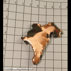 Mineral Specimen: Copper variety Float (coated with epoxy) from Keweenaw Peninsula, Michgain Mineral Specimen: Copper variety Float (coated with epoxy) from Keweenaw Peninsula, Michgain