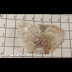 Minerals Specimen: Genthelvite in Quartz from Grants Mills, Cumberland, Providence Co., Rhode Island Minerals Specimen: Genthelvite in Quartz from Grants Mills, Cumberland, Providence Co., Rhode Island