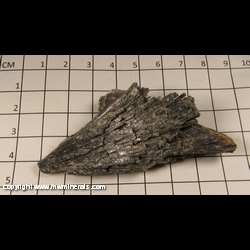 Minerals Specimen: Kyanite with Included Graphite from Doce Valley, Minas Gerais, Brazil Minerals Specimen: Kyanite with Included Graphite from Doce Valley, Minas Gerais, Brazil